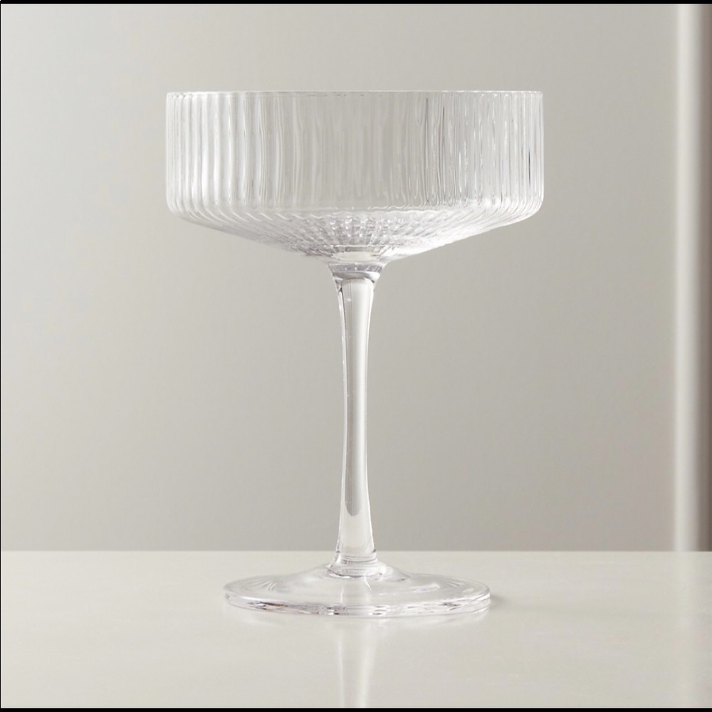 Coupe cocktail glass, set of 6, NWT